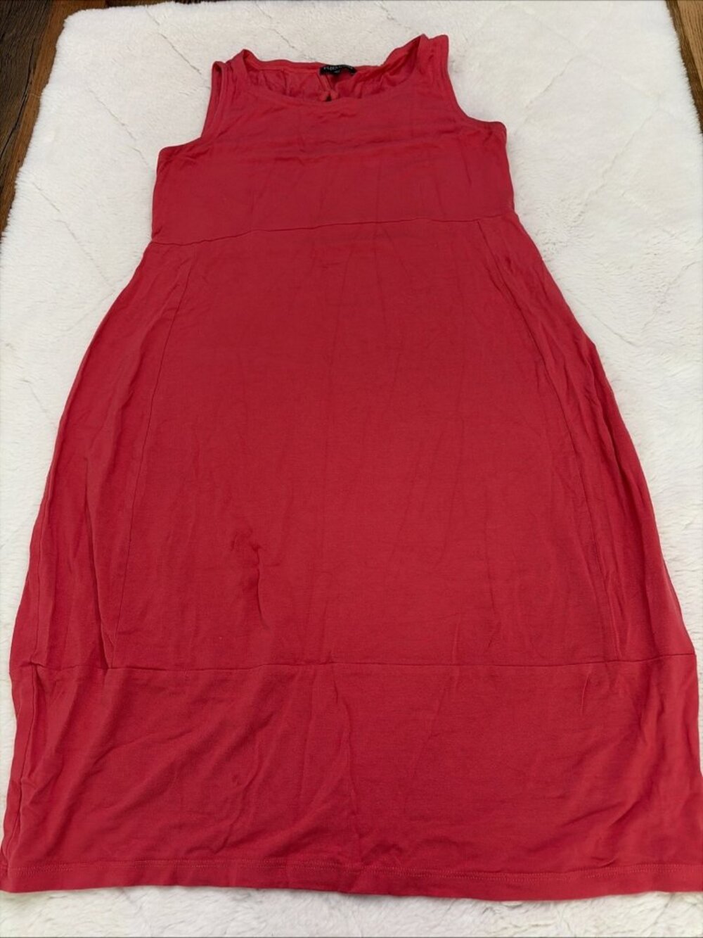 Eileen Fisher Womens Pink Tank Dress Petite Small
